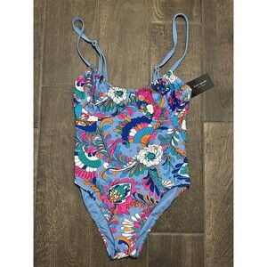 NEW - Kate Spade One Piece Swimsuit - Spring Water - Medium